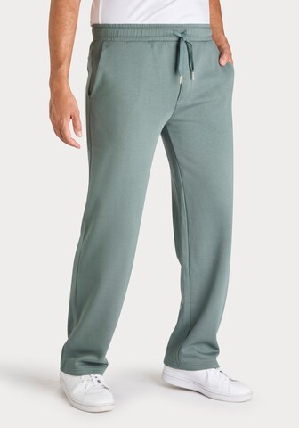 JOHN DEVIN Regular Trousers in Green
