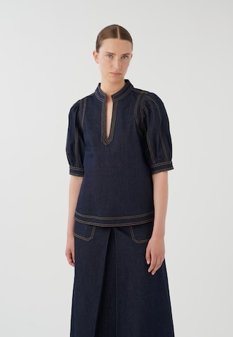 Dea Kudibal Blouse 'Diamal' in Blauw: voorkant