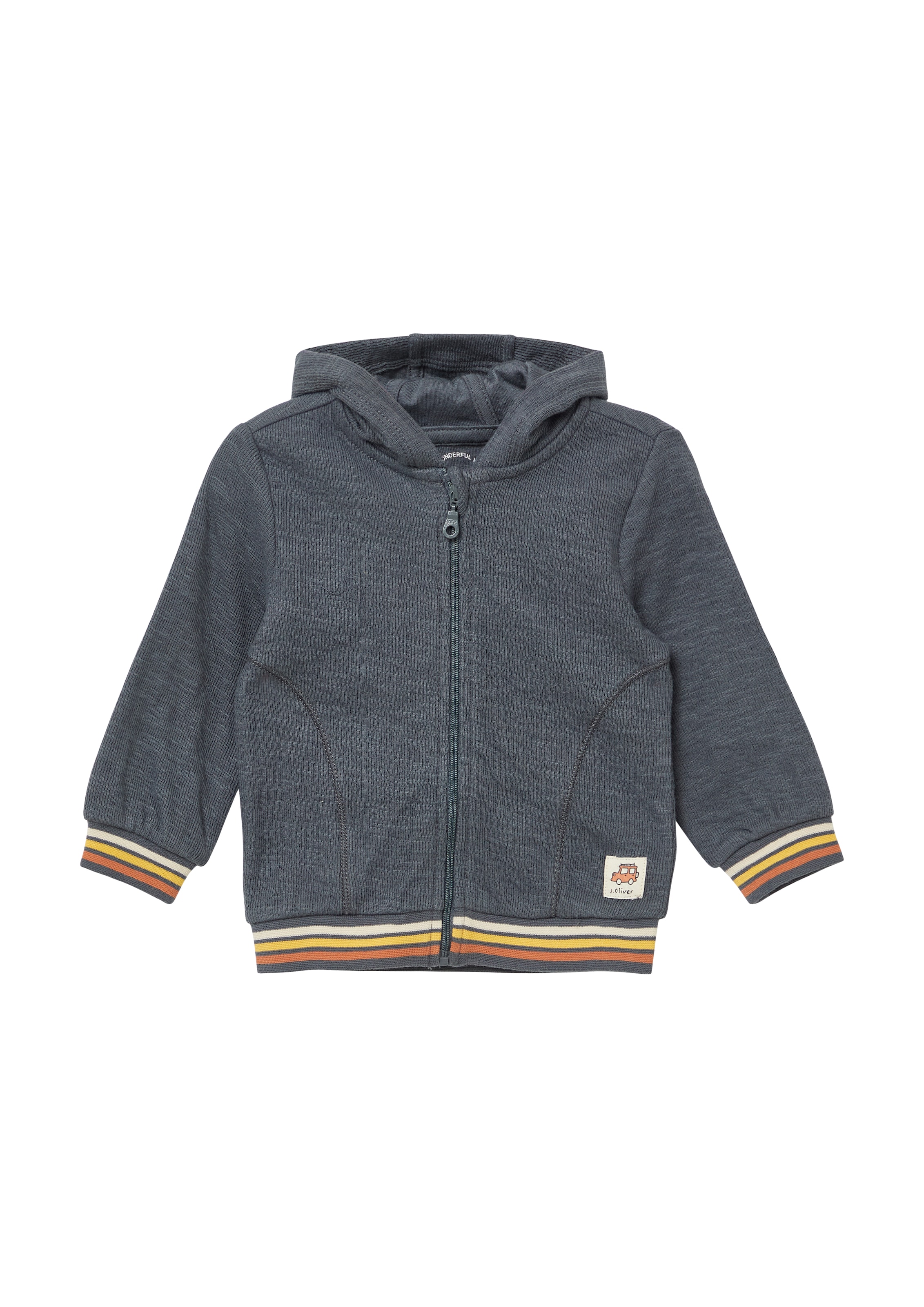 Veste de survêtement s.Oliver en gris : devant