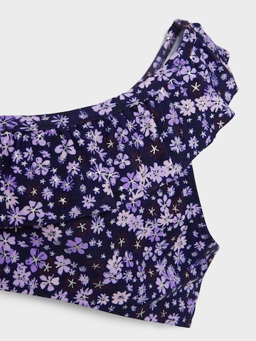 NAME IT - Soutien Bustier Biquíni 'ZORA' em roxo