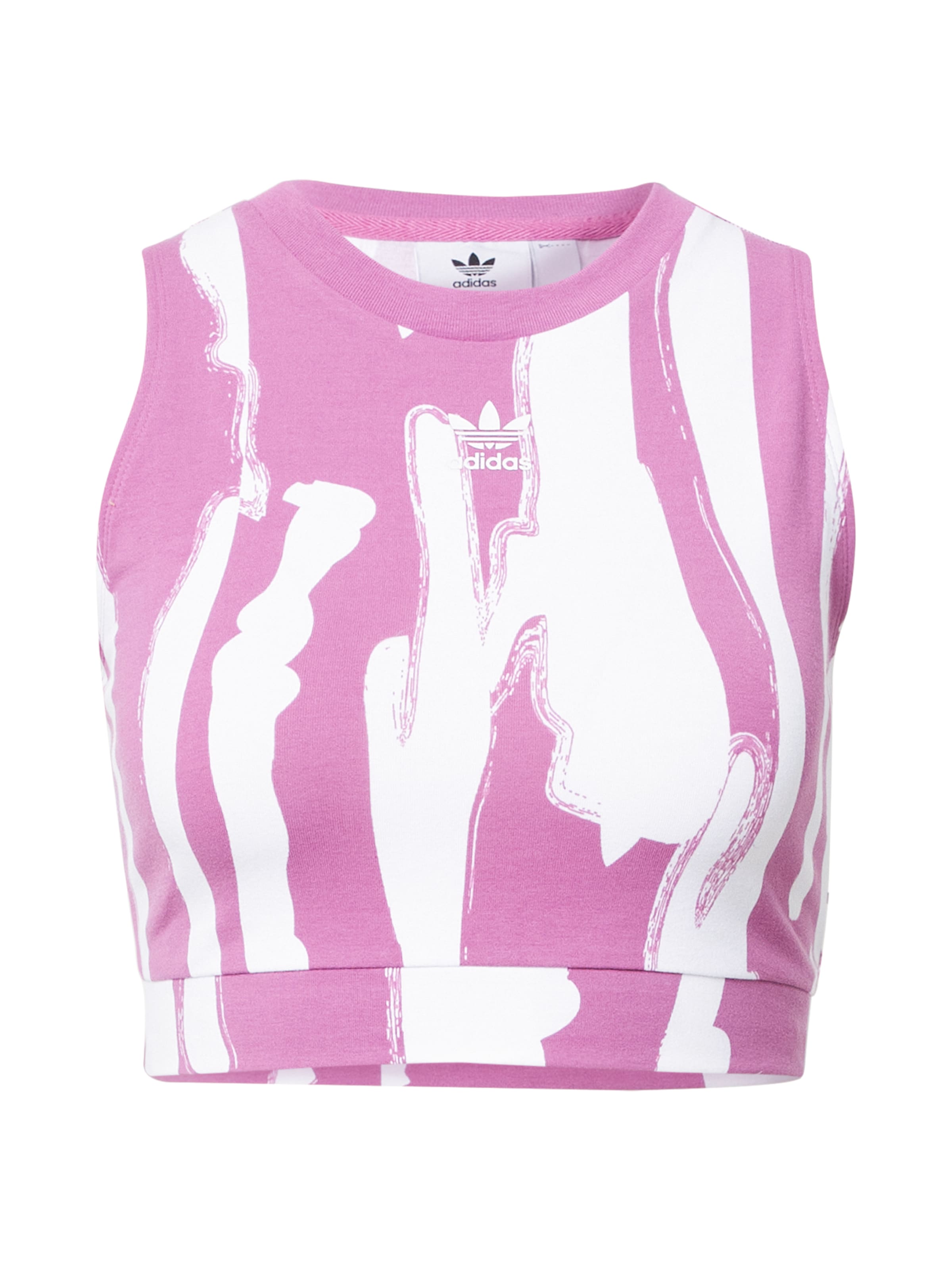 ADIDAS ORIGINALS Τοπ 'Thebe Magugu' σε λιλά: μπροστά