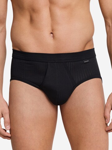 SCHIESSER Slip 'Cotton Essentials Authentic'‌ in Schwarz