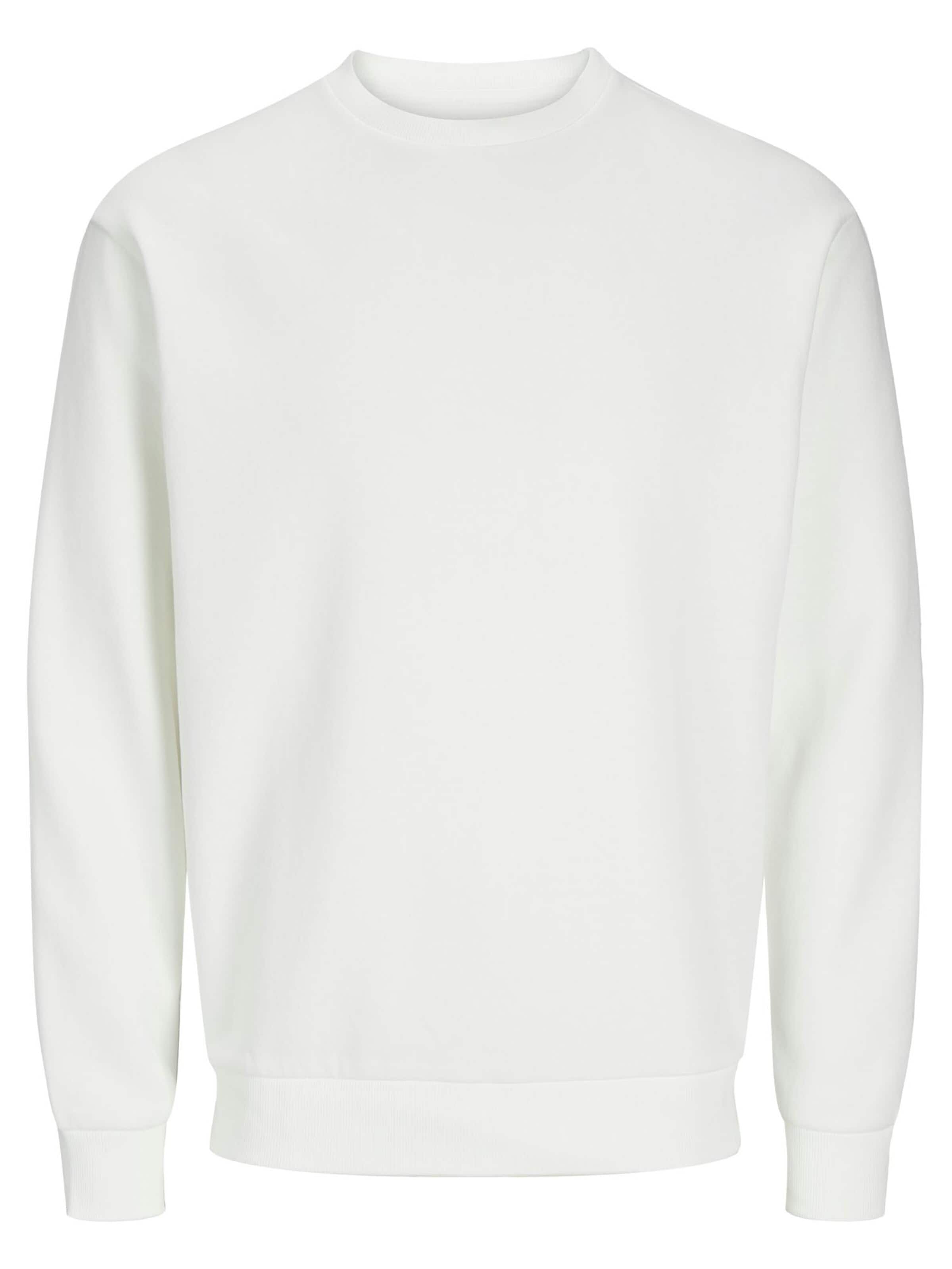 JACK & JONES Свитшот 'Bradley' в Белый: спереди