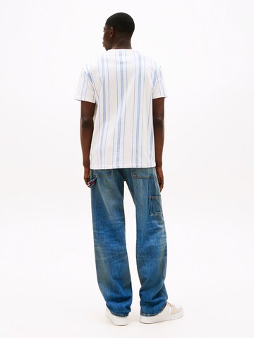 T-Shirt Tommy Jeans en blanc : derrière