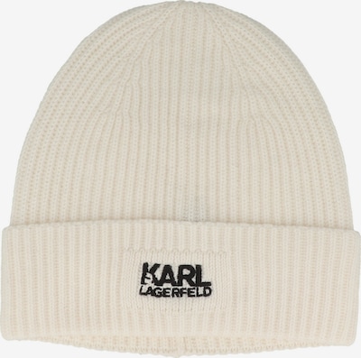 Karl Lagerfeld Beanie ' 805601 ' in 57-58 in Cream / Black, Item view