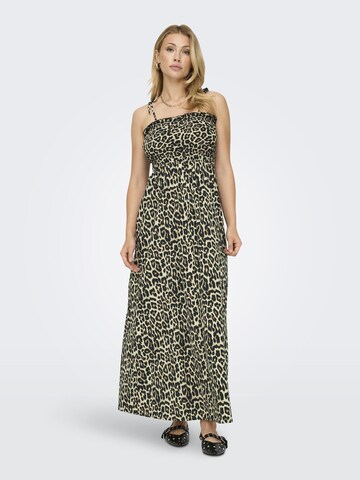 ONLY - Vestido de verano en marrón: frente