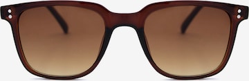 Lunettes de soleil ECO Shades en marron : devant