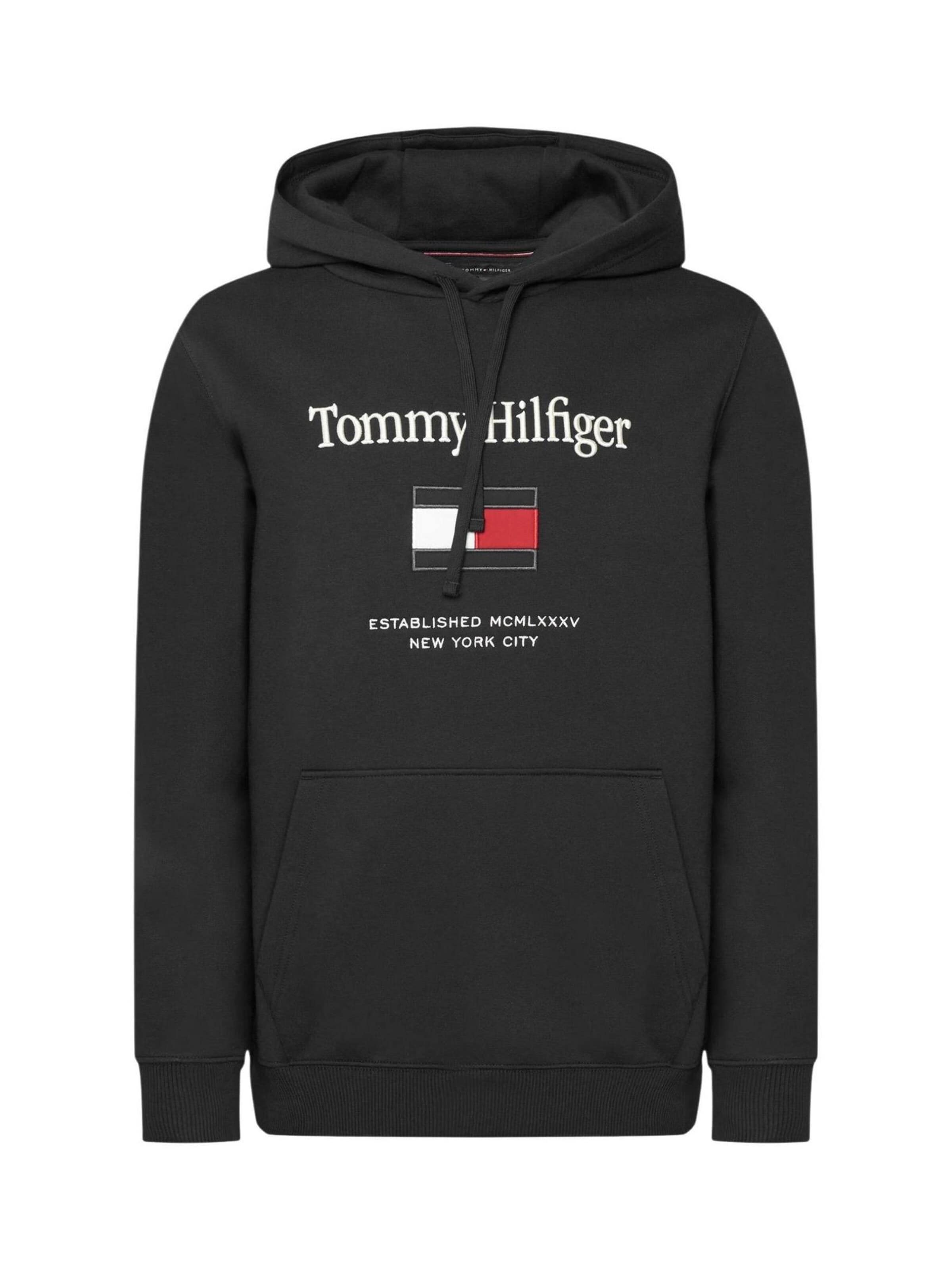 TOMMY HILFIGER - Sudadera 'MW0MW42735' en negro: frente