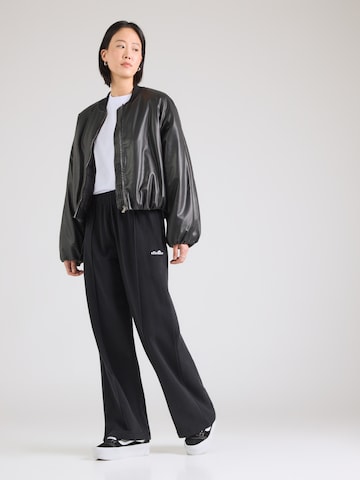 juoda ELLESSE Plačios klešnės Kelnės 'Casoli'