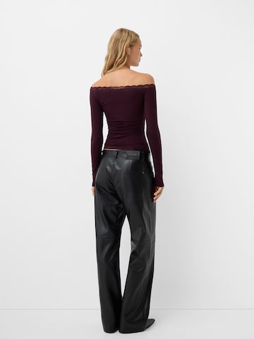T-shirt Bershka en violet