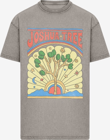 F4NT4STIC Shirt 'US National Parks Joshua Tree' in Grey: front