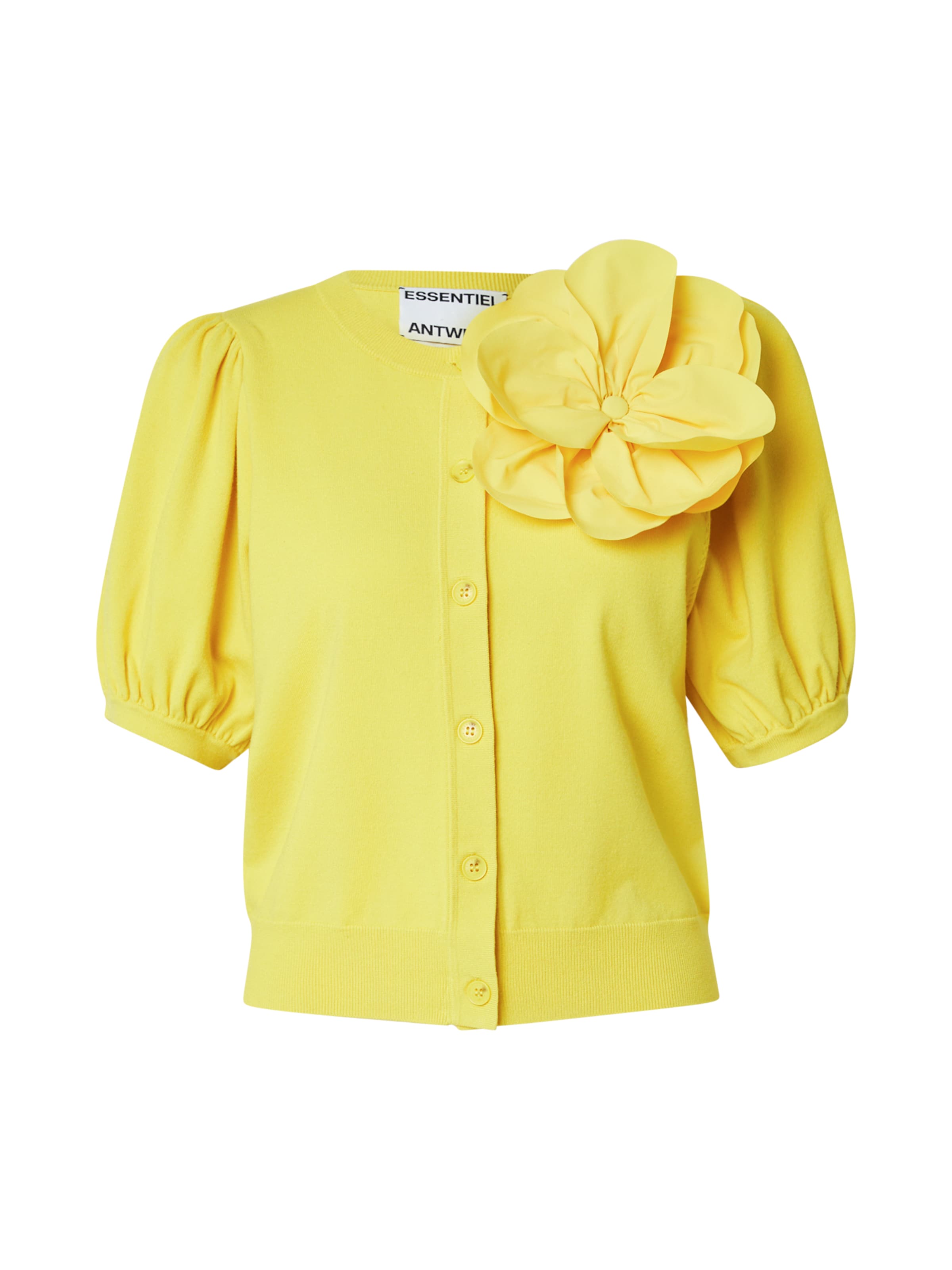 Essentiel Antwerp - Casaco de malha 'JUMPO' em amarelo: frente