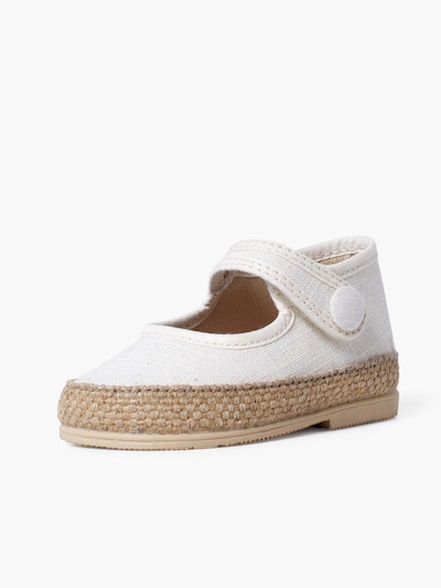 Pisamonas Ballerines en 36 en blanc, Vue avec produit