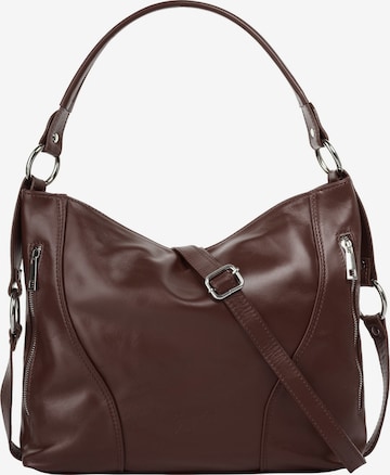 Samantha Look Handtasche in Braun: Vorderseite