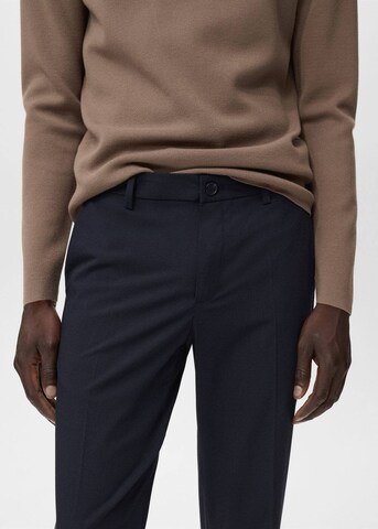 MANGO MAN Slimfit Hose 'Bologna' in Blau