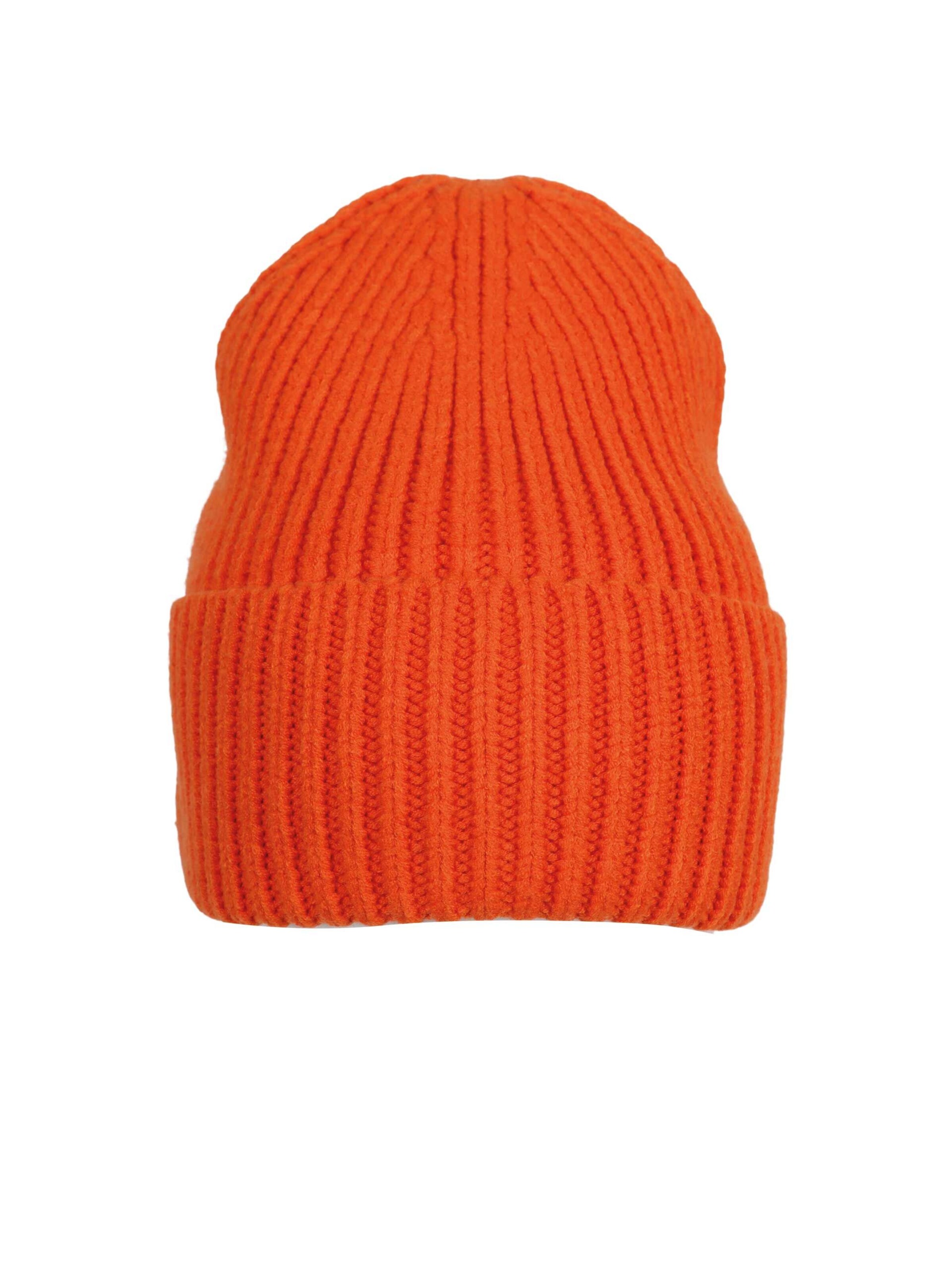SAMAYA Strickmütze 'Ella' in Orange