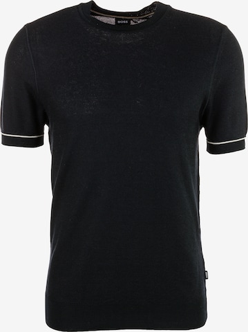 BOSS Pullover 'H-Nalon' in Blau: Vorderseite