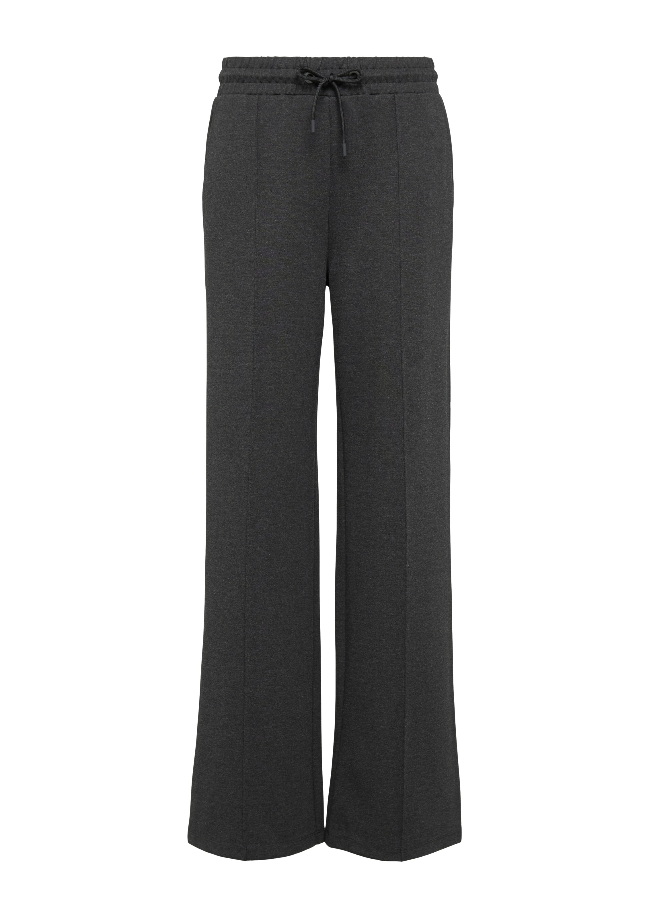 s.Oliver Wide Leg Hose in Grau: Vorderseite