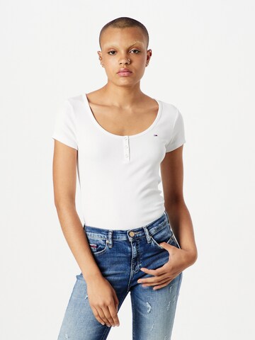 Tommy Jeans T-Shirt in Weiß: Vorderseite