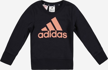 Hanorac sport de la ADIDAS PERFORMANCE pe albastru: față