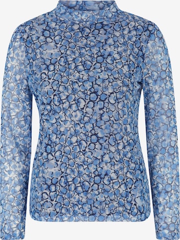 Cartoon Blouse in Blue: front