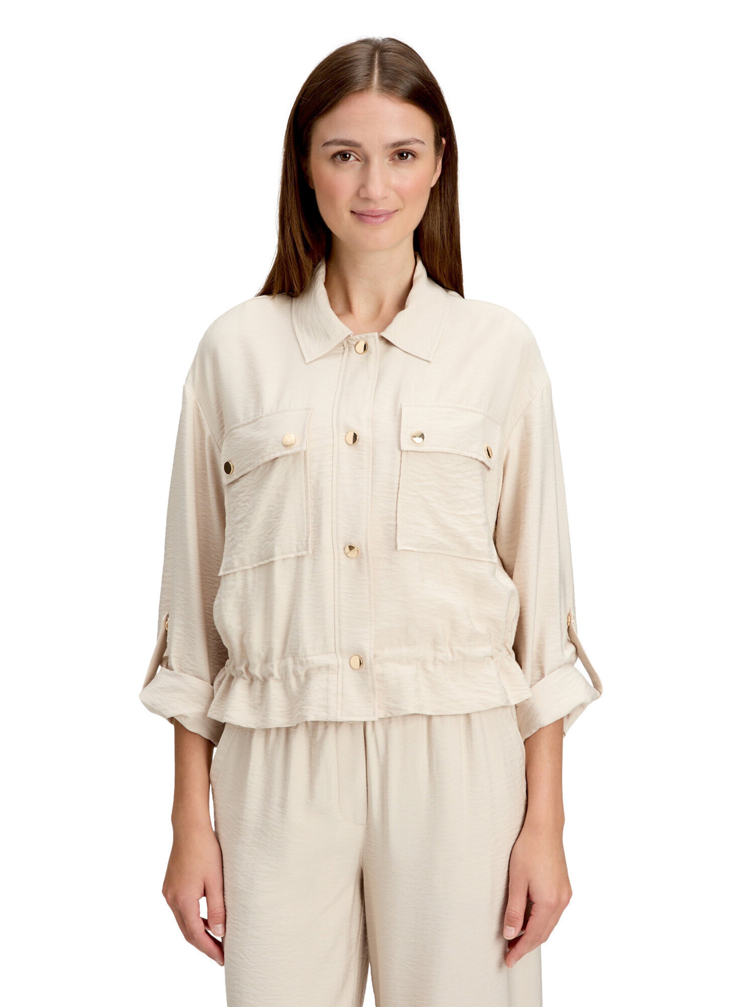 Blazer di Betty & Co in beige: frontale