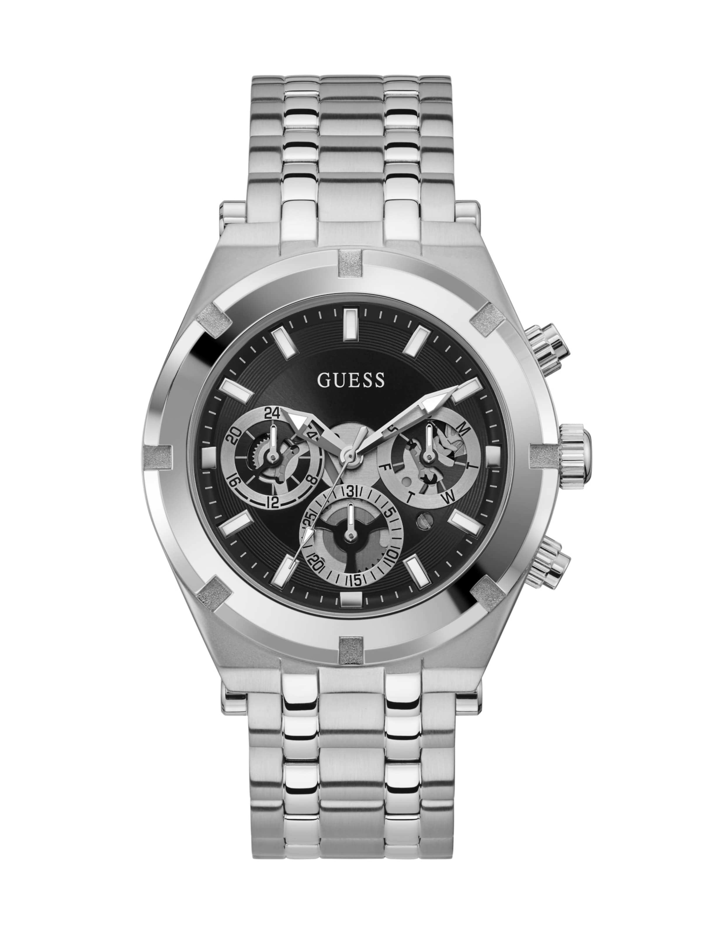 GUESS Analog Watch 'Athena' in Silver: front