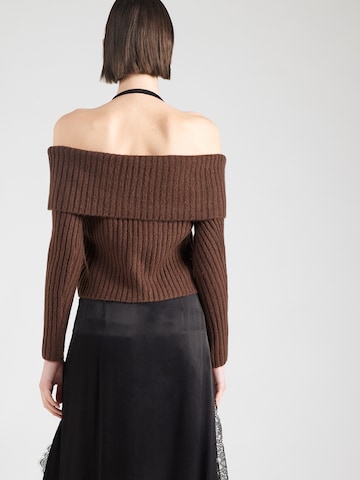 Abercrombie & Fitch Sveter - Hnedá