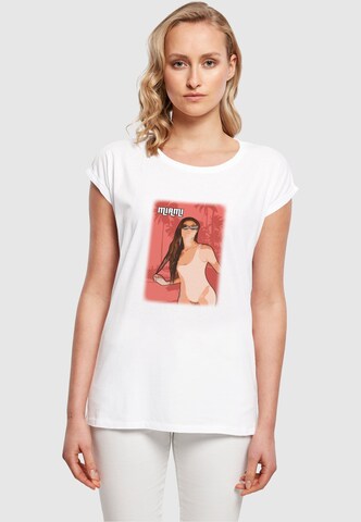 Merchcode Shirt 'Grand Miami' in White: front