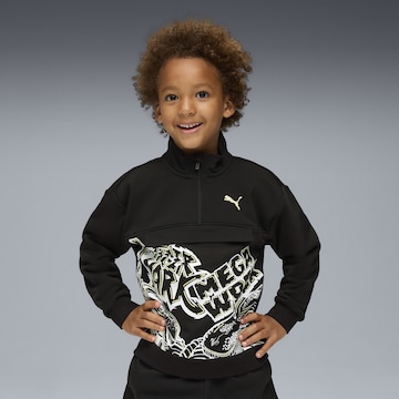 PUMA Sweatshirt 'PUMA x HOT WHEELS™ MONSTER TRUCKS' in Schwarz: Vorderseite