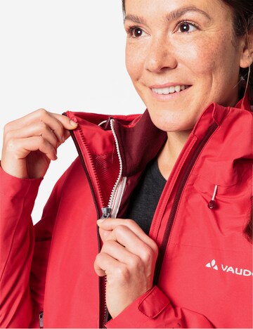 VAUDE Outdoor Jacket 'Valsorda' in Red