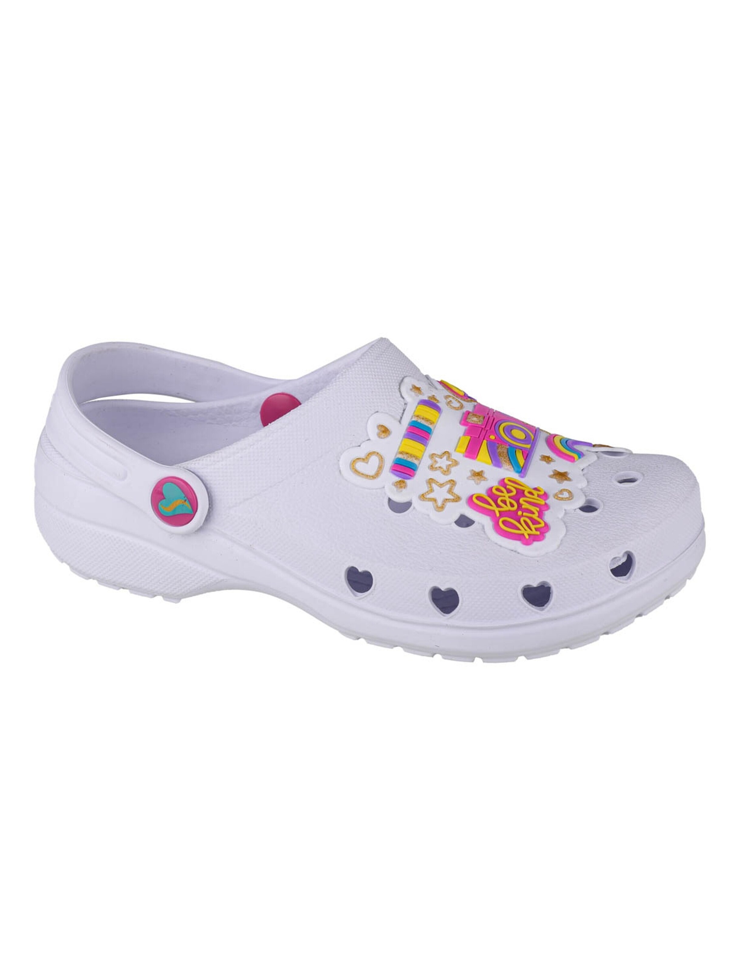 SKECHERS Sandalen 'Heart Charmer Photobomb' in Wit: voorkant