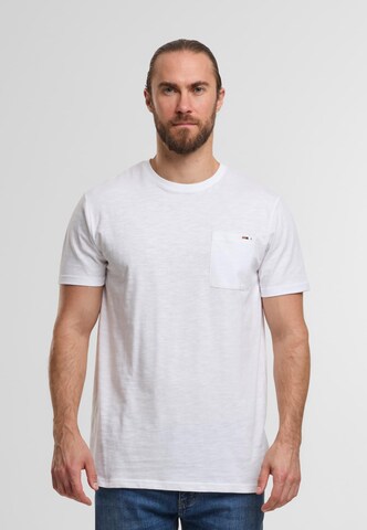 INDICODE JEANS - Camiseta 'Andorra' en blanco: frente