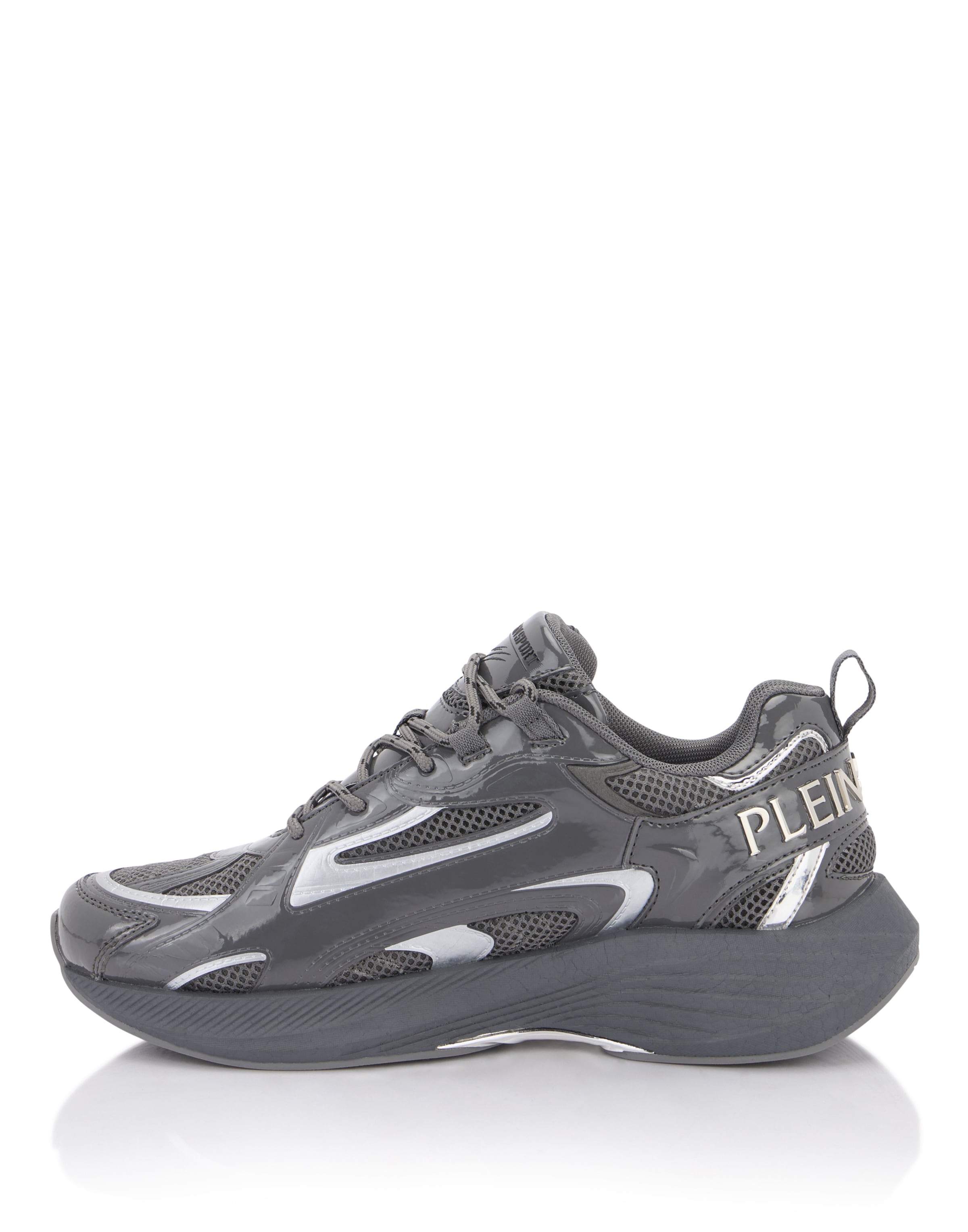 Baskets basses 'Pegasus' Plein Sport en gris : devant