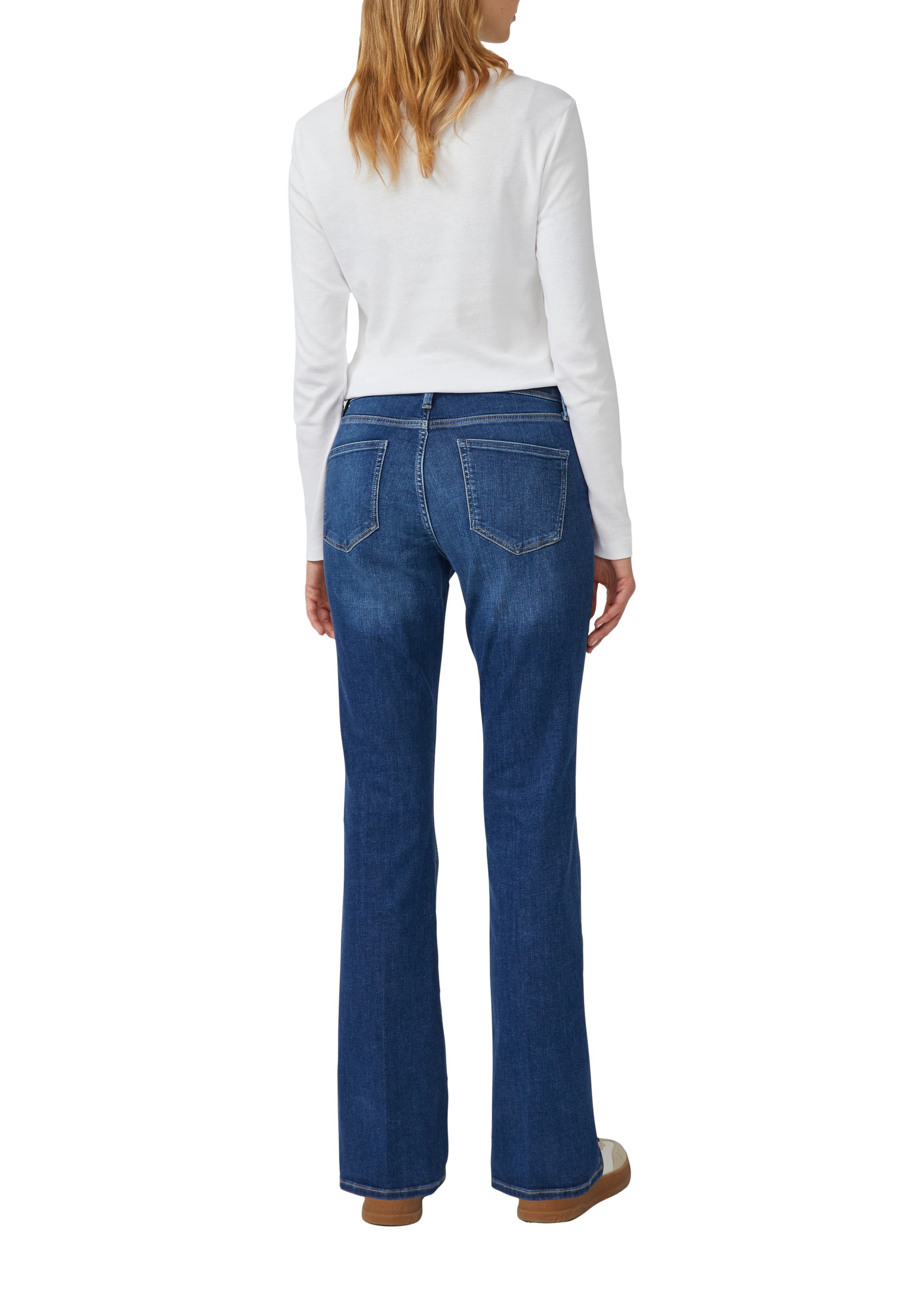 s.Oliver Bootcut Jeans 'Beverly' i blå