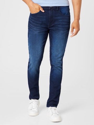 Coupe slim Jean 'Jet' BLEND en bleu : devant