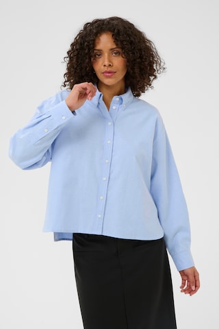 Kaffe - Blusa 'KAVaiana' en azul: frente