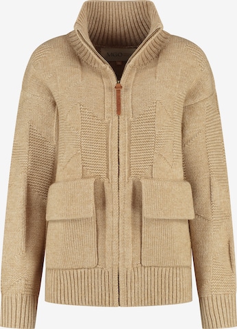 MGO Cardigan 'Tamar' i beige: forside