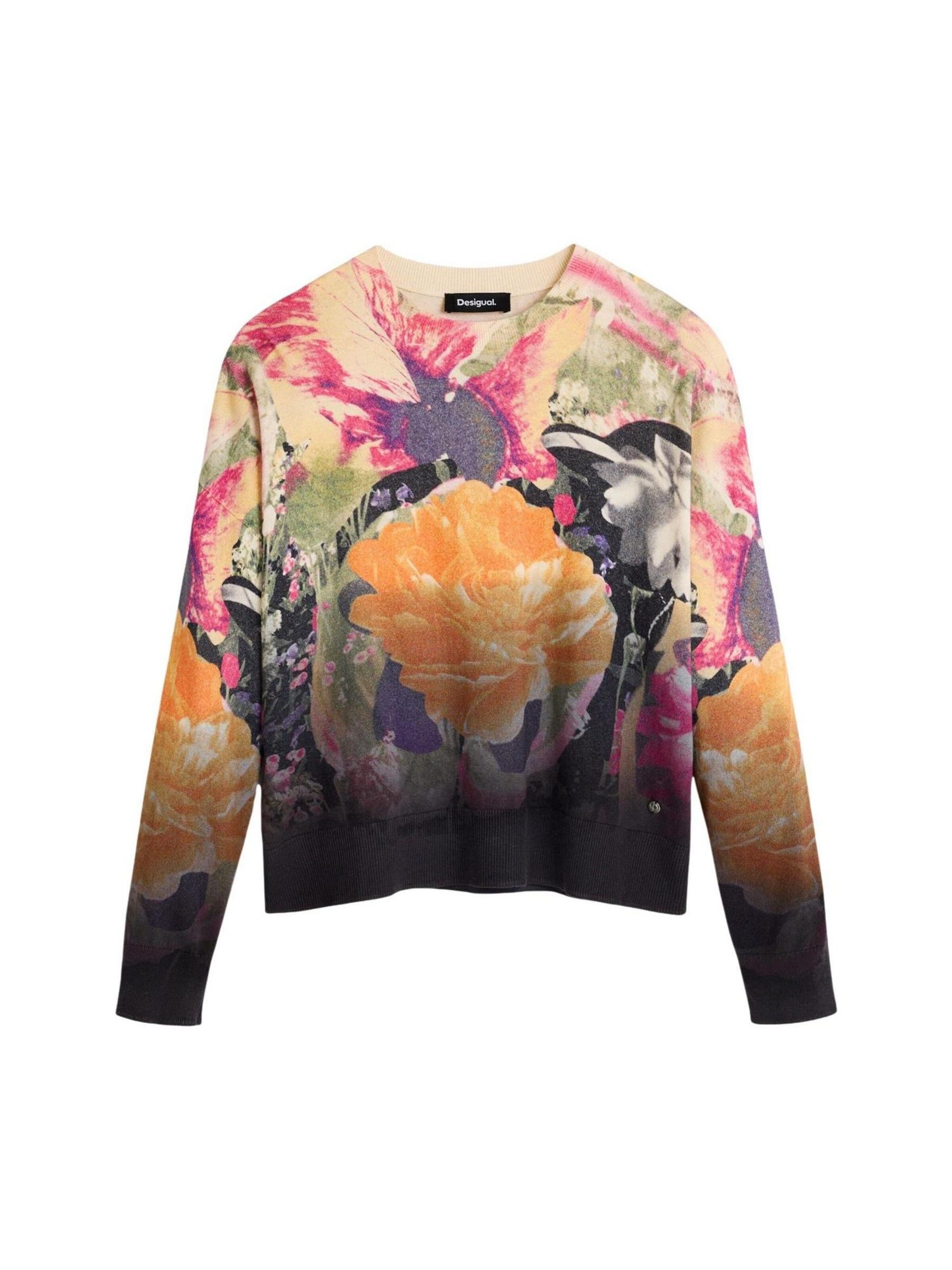 Desigual - Jersey 'JERS_ROSE DEGRADE_LACROIX 26WWJF49' en Mezcla de colores: frente