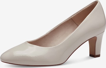 TAMARIS - Zapatos con plataforma en beige: frente