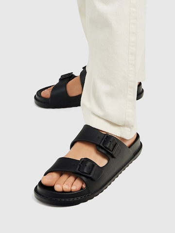 Pull&Bear Mules in Black