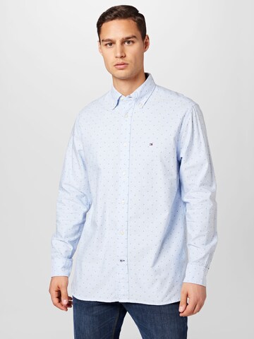 TOMMY HILFIGER Regular fit Button Up Shirt in Blue: front