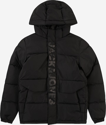 Jack & Jones Junior Jacke 'JCOSpeed' in Schwarz: Vorderseite