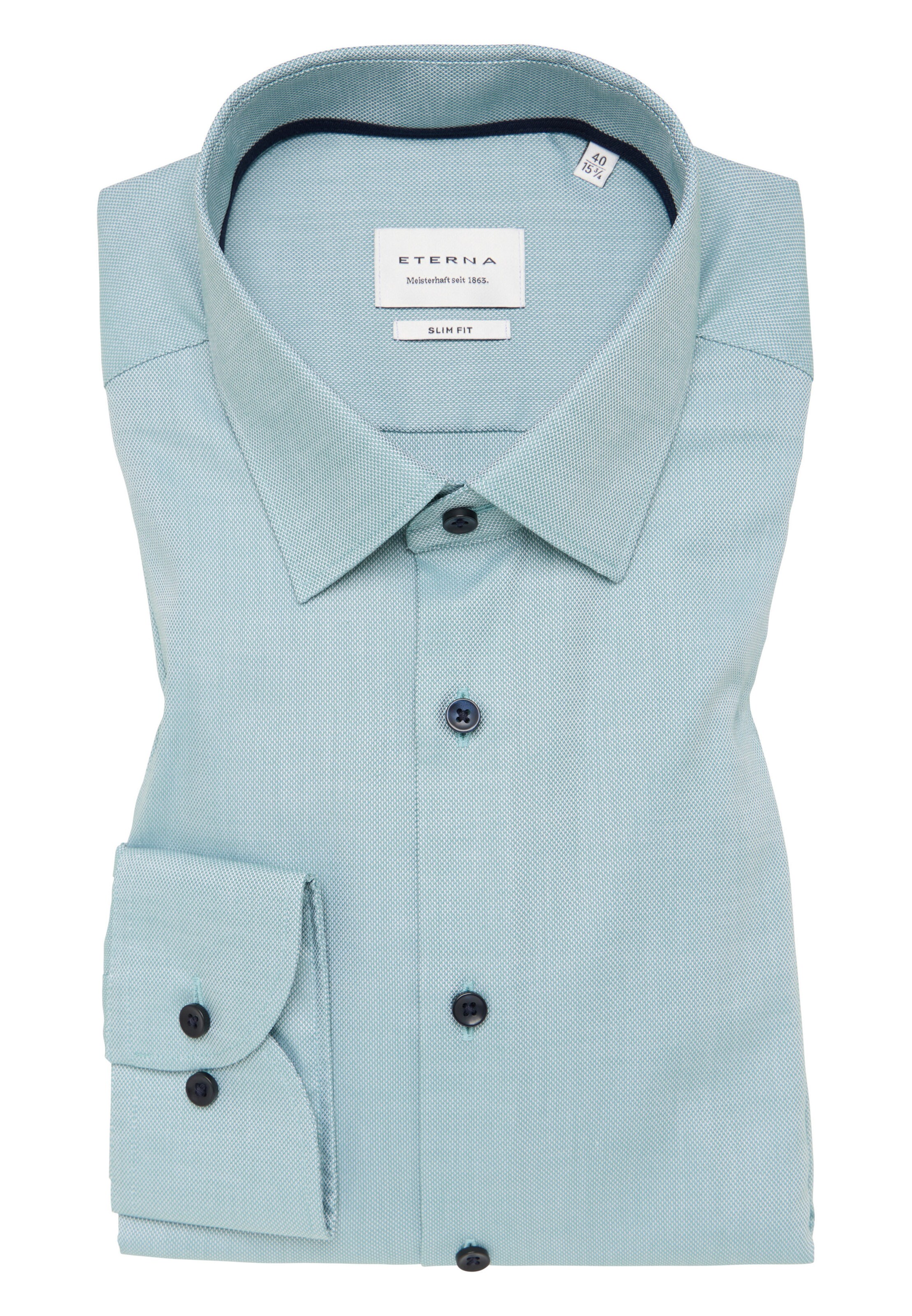 ETERNA Slim fit Zakelijk overhemd ' SLIM FIT ' in Groen