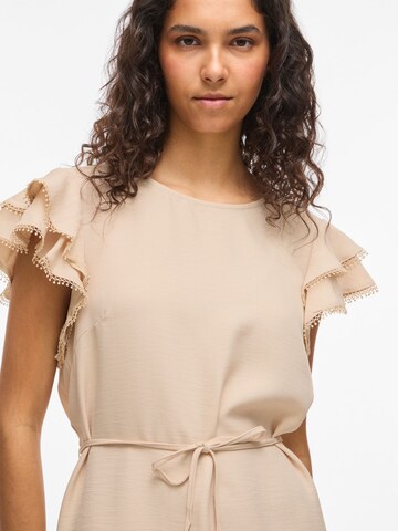 VILA Kleid 'VILuvi' in Beige