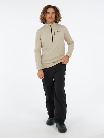 PROTEST Athletic Sweatshirt 'PRTGraphic' in Brown