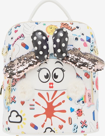 balts MYMO Mugursoma 'Pop Eyetheme': no priekšpuses