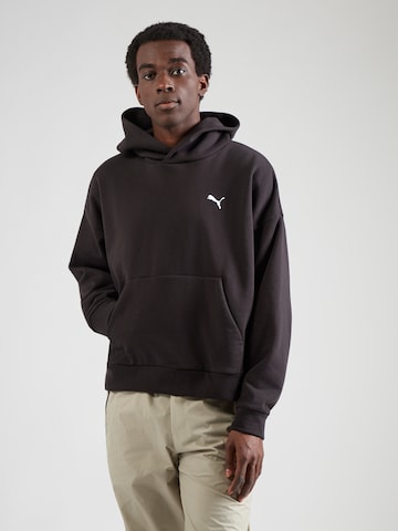 PUMA Majica 'Wardrobe Essentials' | črna barva: sprednja stran