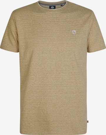 Petrol Industries Shirt 'Horizonstone' in Bruin: voorkant