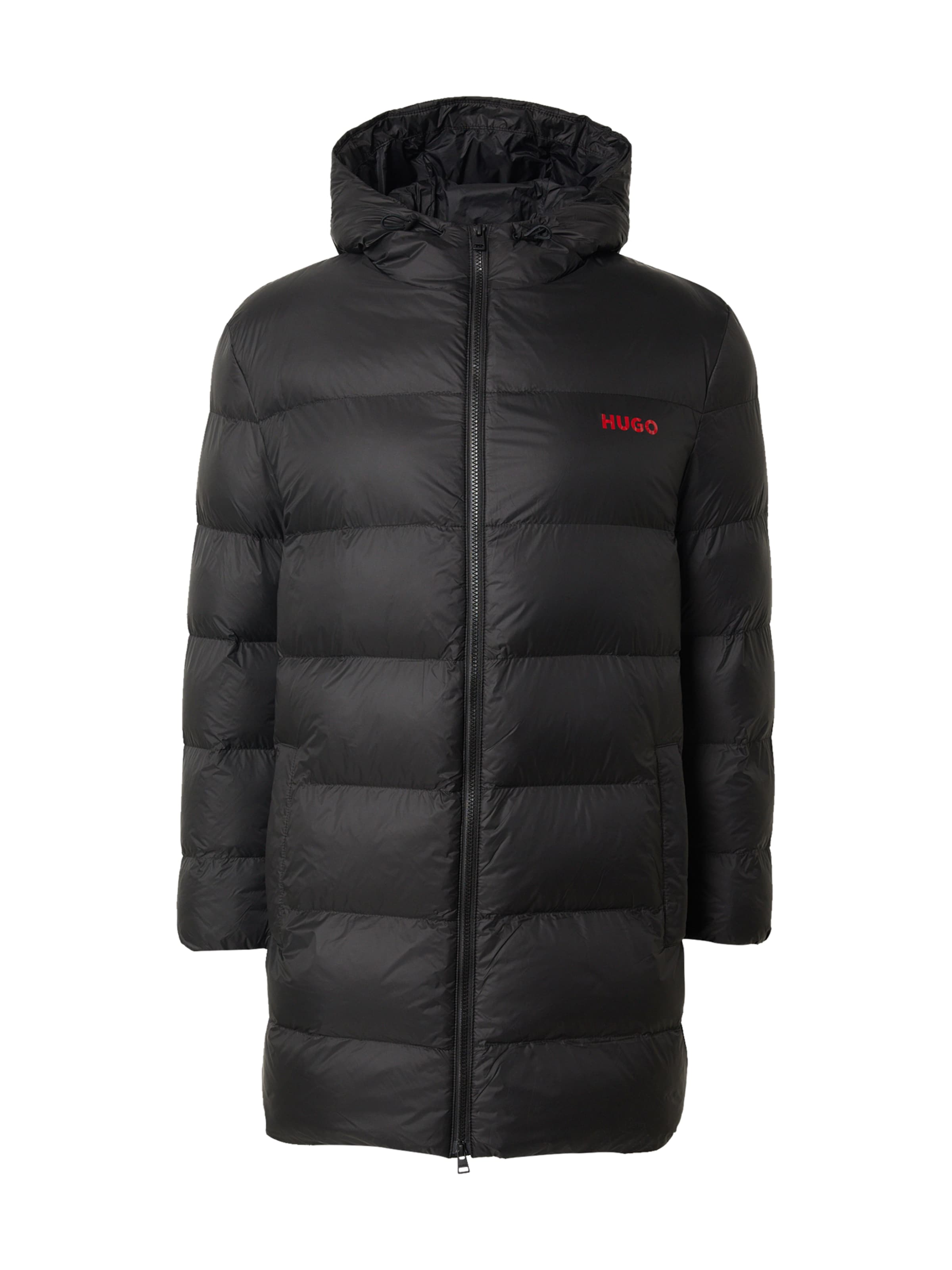 HUGO Talvemantel 'Mati', värv must: eest vaates